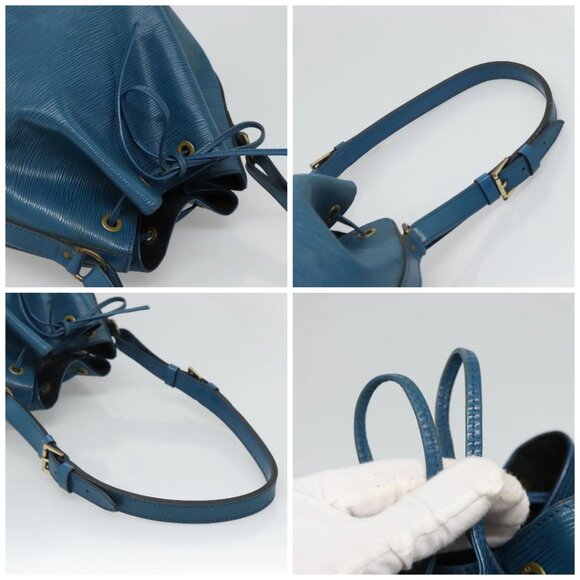 LOUIS VUITTON Epi Petit Noe Shoulder Bag Blue M44105 LV Auth bs27625 - Picture 16 of 16
